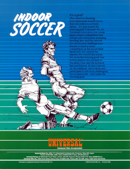 Indoor Soccer MAME2003Plus Game Cover